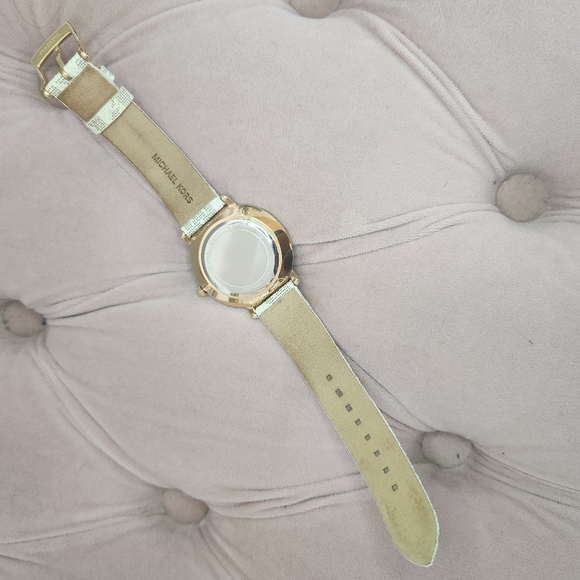 Michael Kors Monogram Strap Watch - Picture 9 of 9